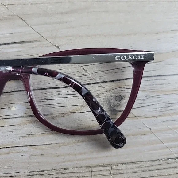 Coach Eyeglasses HC6124 5509 Solid Oxblood‎ Metal Size 53-17-140 FRAMES ONLY - Picture 8 of 14